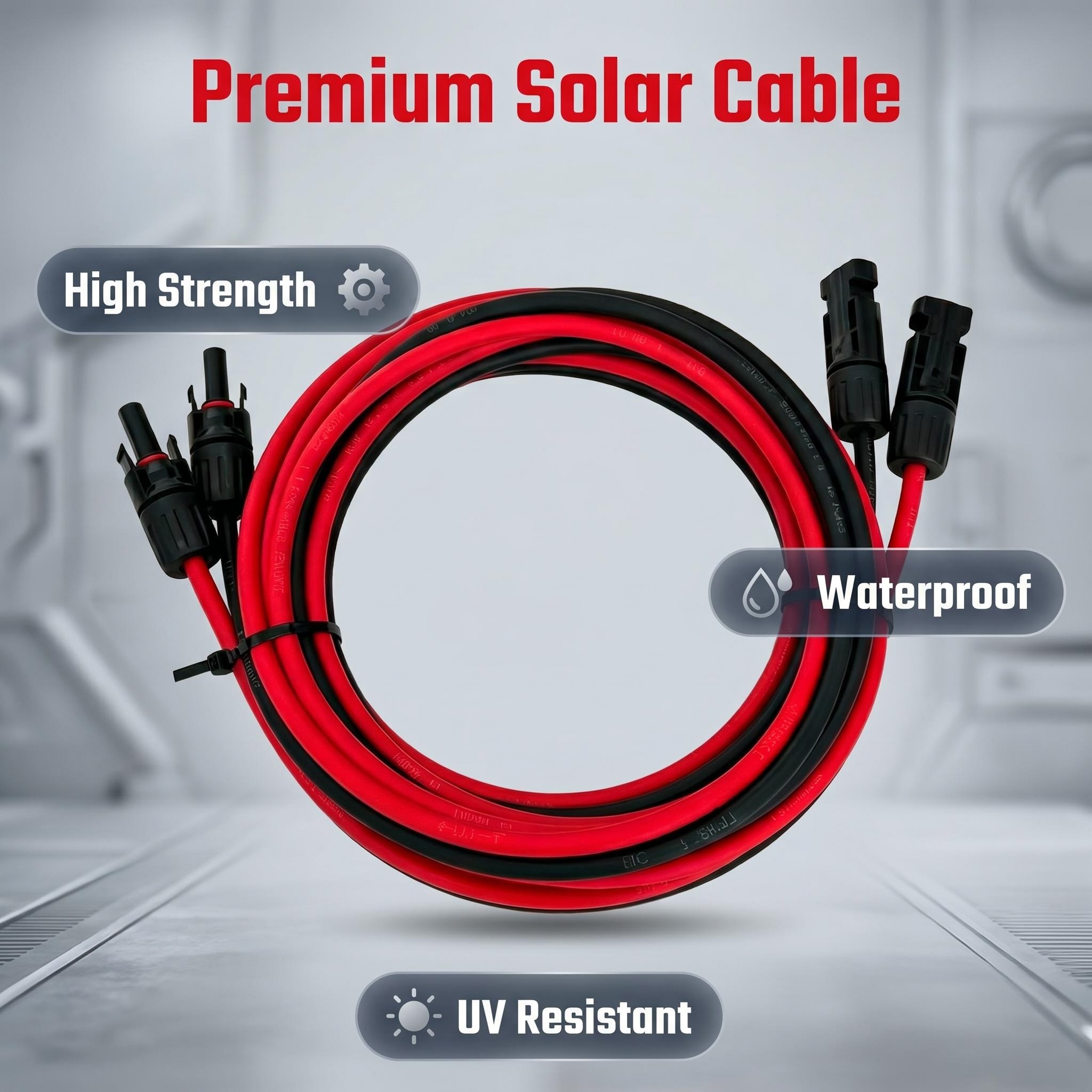5M 10M 6MM2 Solar Cable 10AWG  - Solar Panel Monocrystalline ulasan dan harga