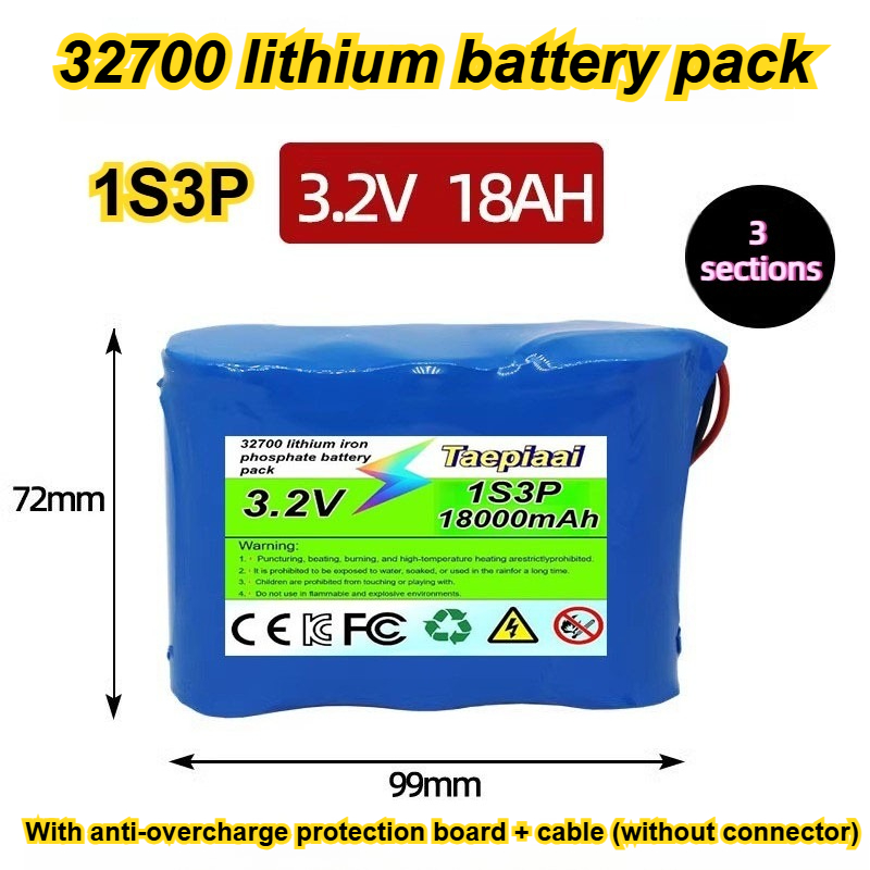 LiFePO4 Battery Pack 32700 1S1 - Renewable Energy Fan ulasan dan harga