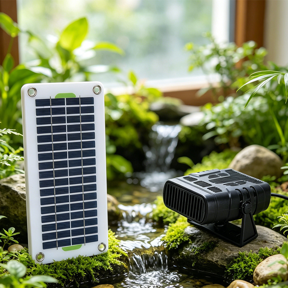 30W 12V Portable Solar Fan Hea - Renewable Energy Vehicles ulasan dan harga