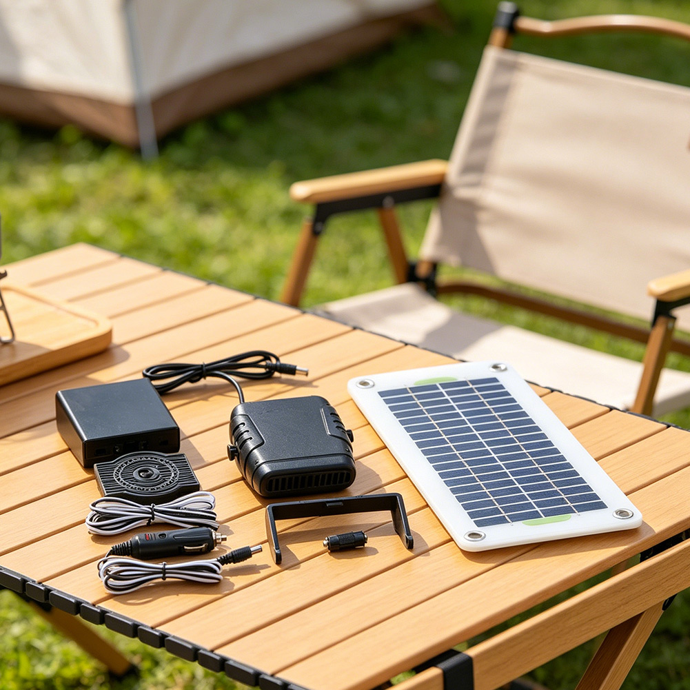 30W 12V Portable Solar Fan Hea - Renewable Energy Vehicles ulasan dan harga