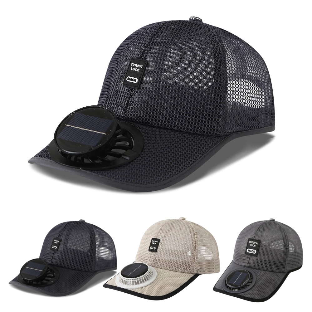 Unisex Solar Powered Fan Cap F - Renewable Energy Fan ulasan dan harga