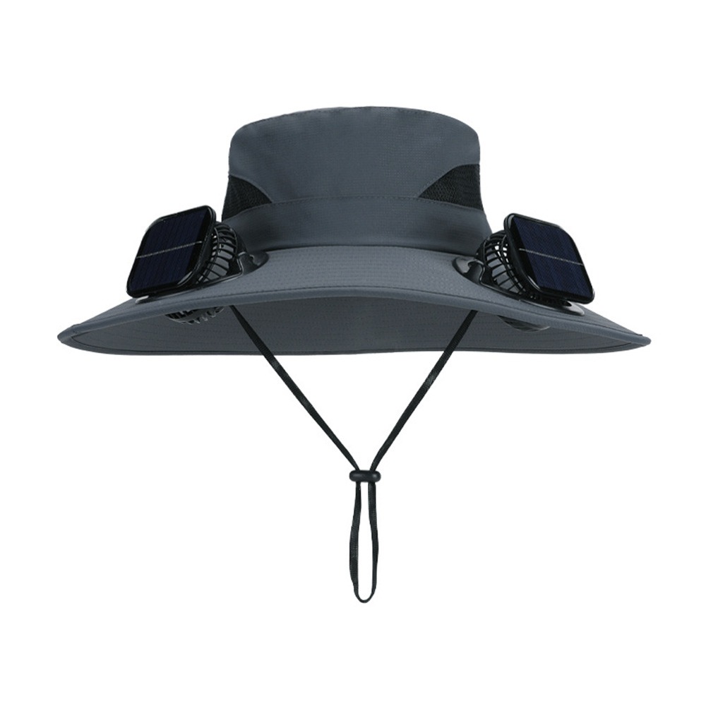 Creative Anti UV Solar Fan Hat - Renewable Energy Fan ulasan dan harga