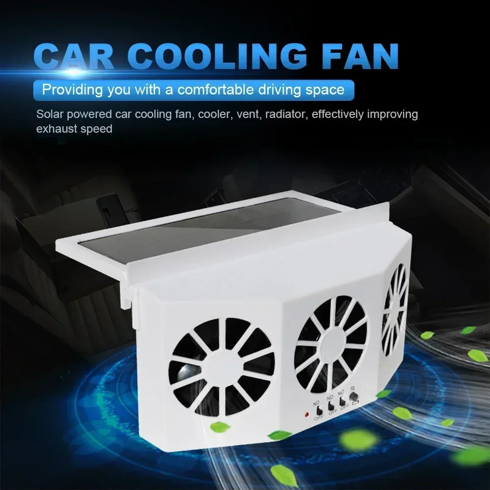 USB Solar Rechargeable Car Exh - Renewable Energy Fan ulasan dan harga
