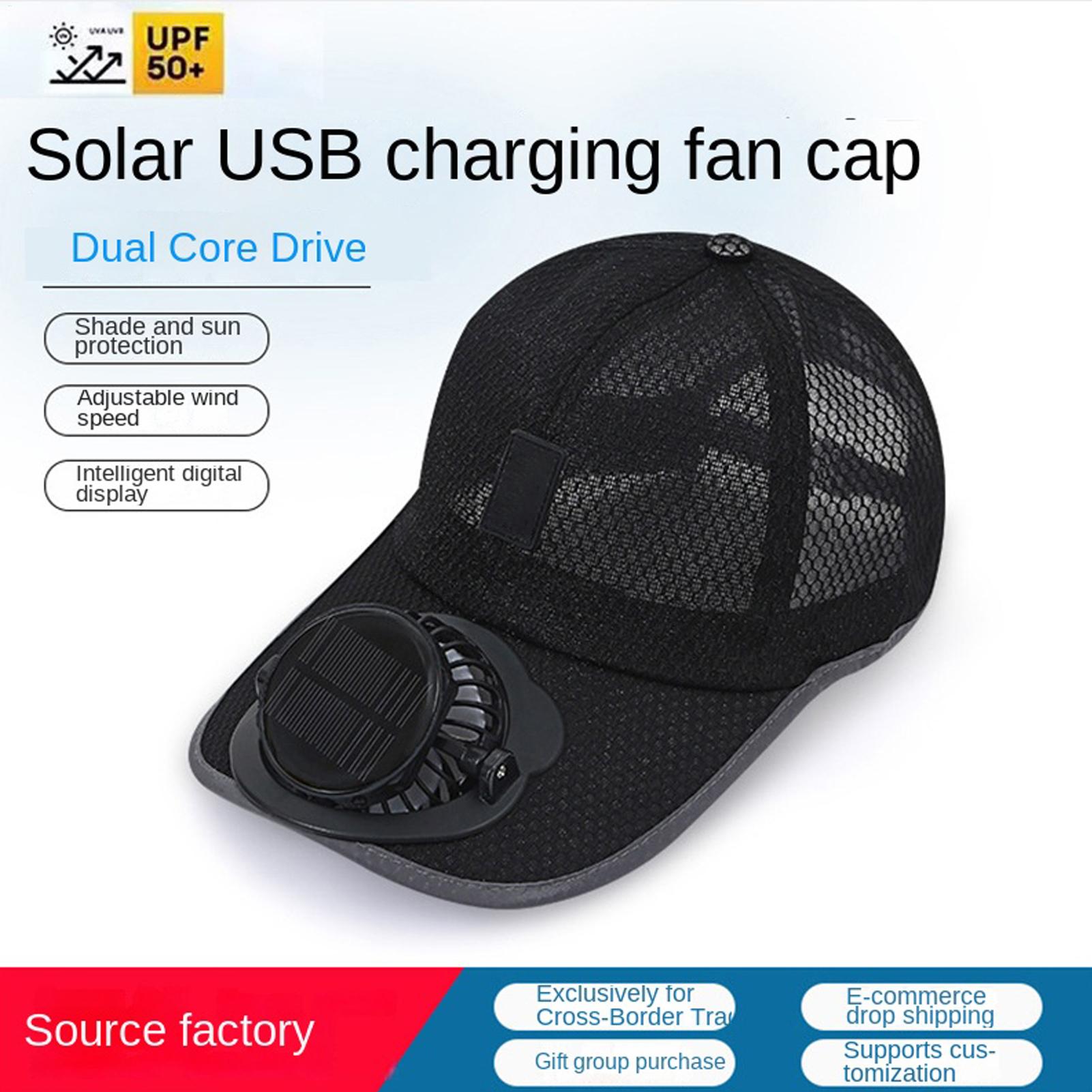 USB Rechargeable Solar Cooling - Renewable Energy Fan ulasan dan harga