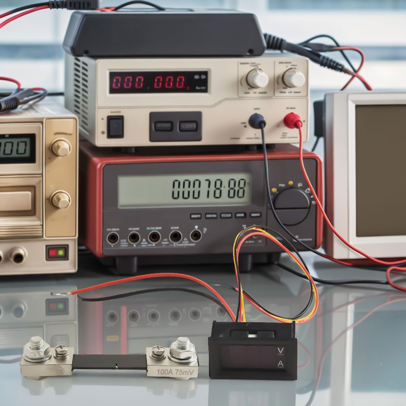 DC Dual Digital Volt Amp Teste - Renewable Energy Vehicles ulasan dan harga