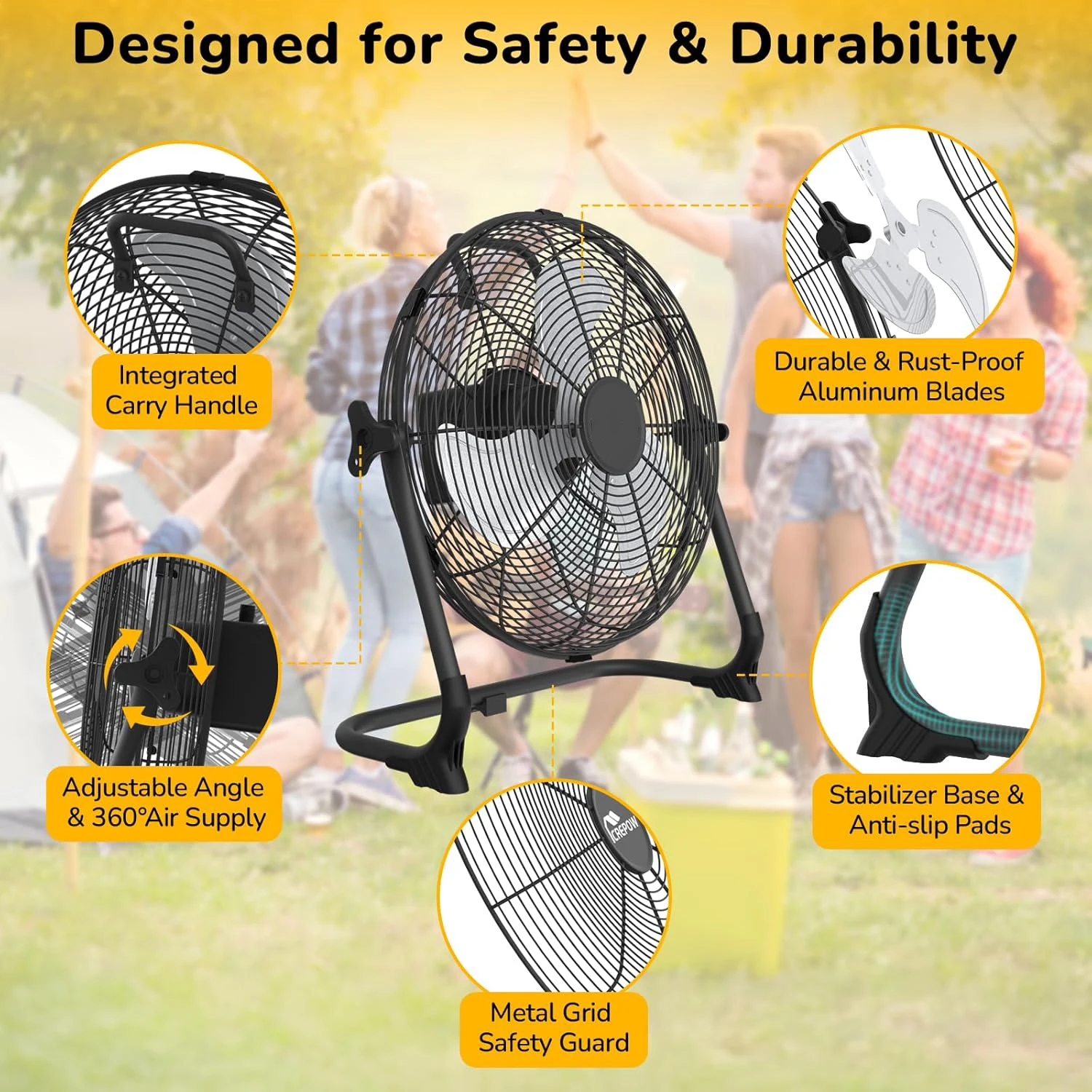 12inch Portable Solar Floor Fa - Renewable Energy Fan ulasan dan harga