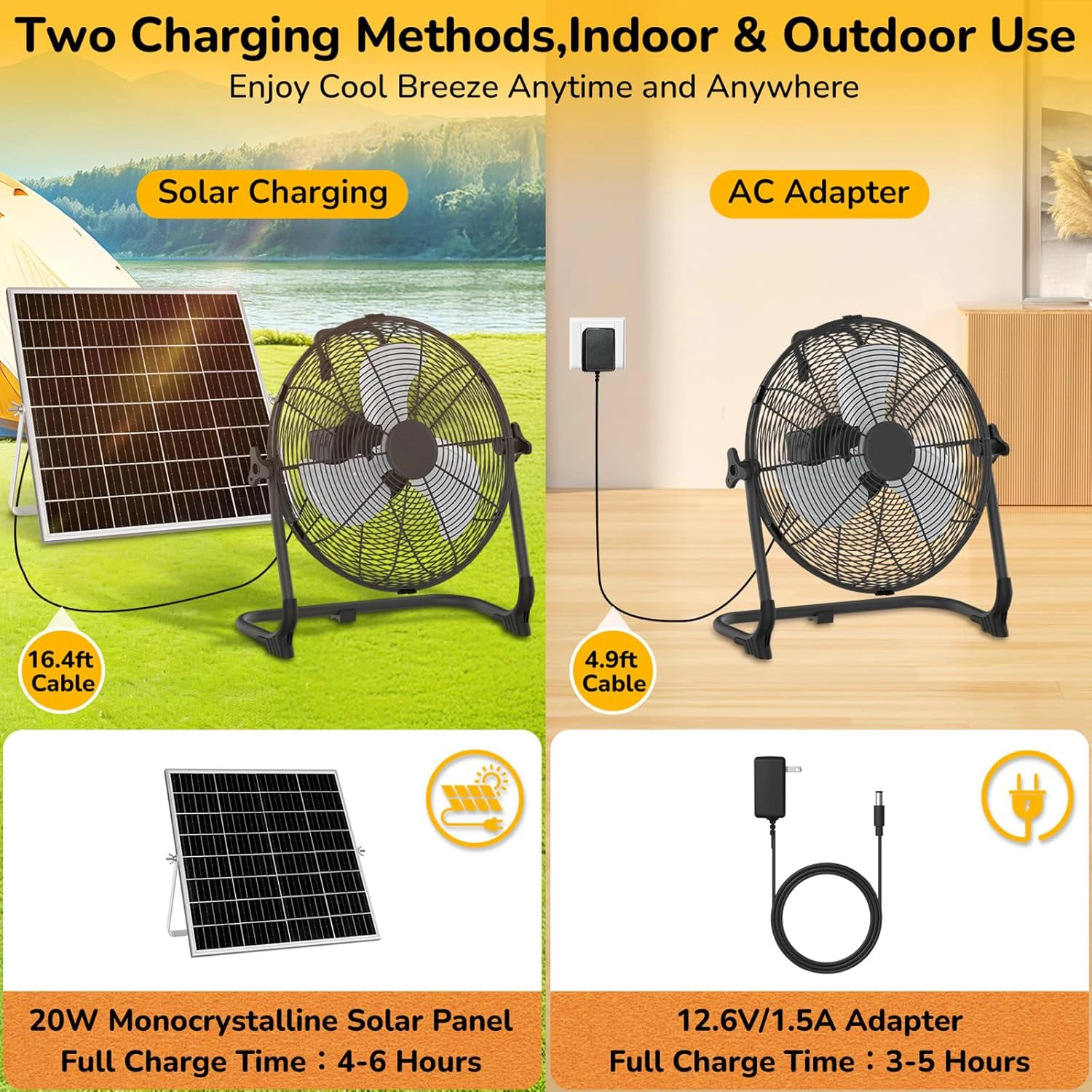 12inch Portable Solar Floor Fa - Renewable Energy Fan ulasan dan harga