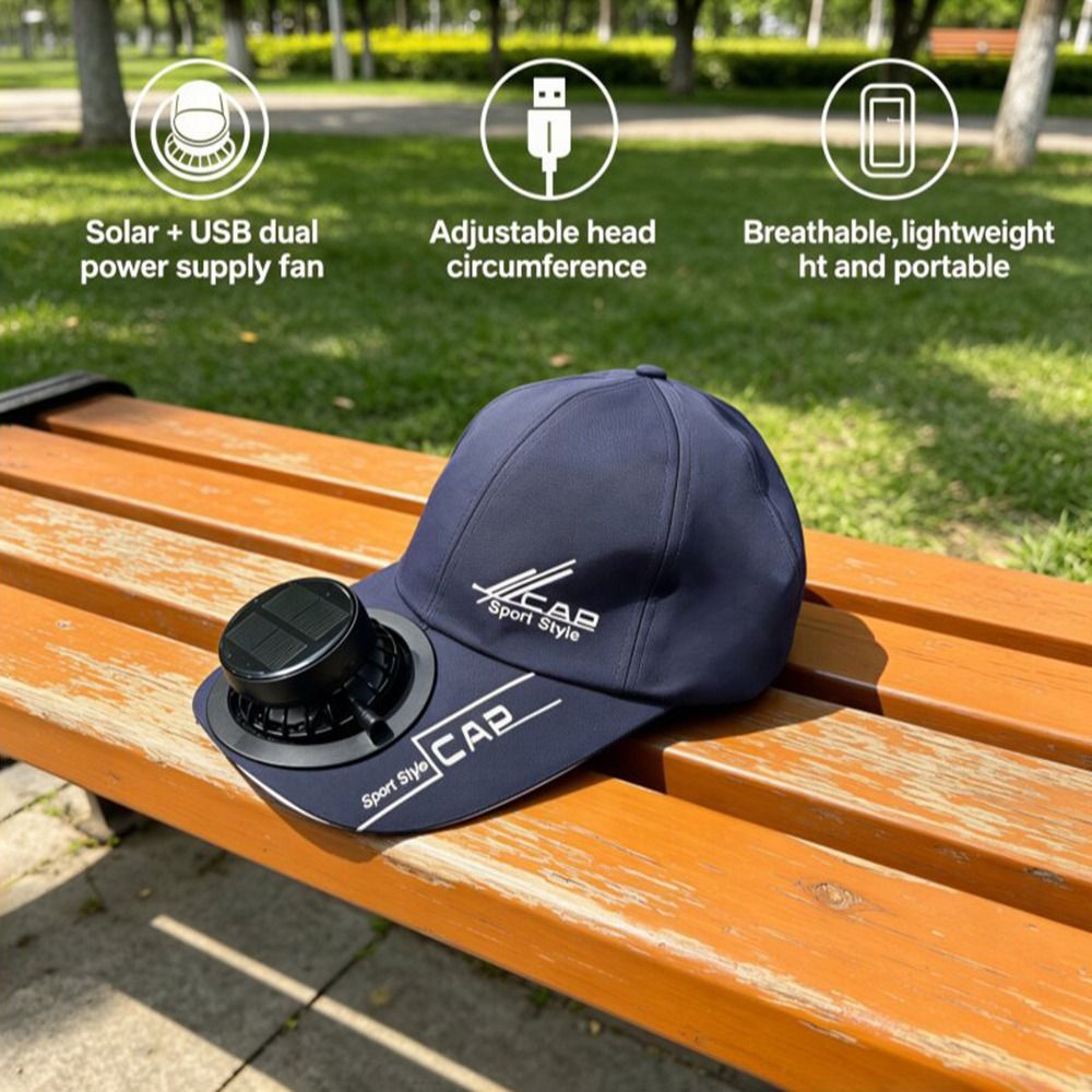 Fashion Breathable Solar Fan H - Renewable Energy Fan ulasan dan harga